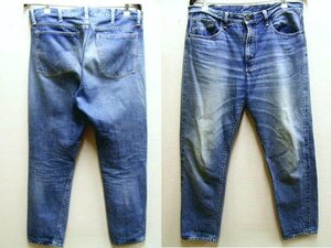 ◇即決[W34]WAREHOUSE 1606 2ND-HAND セコハン スリム 606 TYPE スリム テーパード 12oz ビンテージ加工 デニム パンツ■6150