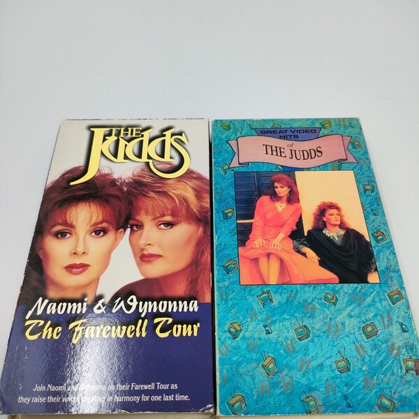 即決 送料込み VHS 2本 The Judds Naomi & Wynonna: The Farewell Tour / GREAT VIDEO HITS ザ・ジャッズ