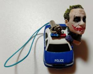 バットマン THE JOKER フィギュアストラップ ジョーカー 恍惚 パトカー ★