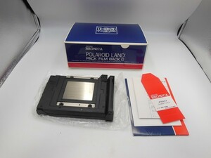 T【ラ3-01】【60サイズ】▲Zenza Bronica ゼンザブロニカ GS-1用 polaroid フィルムバックG/ジャンク扱い/※傷汚れ・外箱傷み有