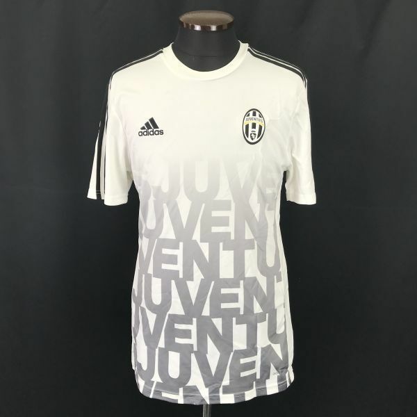 adidas★ユベントス/JUVENTUS/レプリカユニフォーム/半袖Ｔシャツ【Mens size -O/白×黒/white×black】Tops/Shirts◆BH125