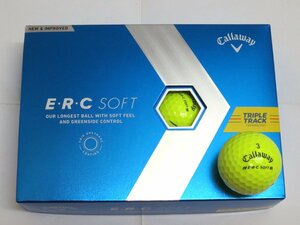 新品★キャロウェイ★E・R・C ソフト トリプル トラック ボール★ERC SOFT TRIPLE TRACK★2023★イエロー★1箱★12球★日本正規品