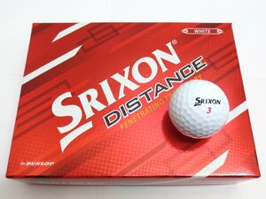 新品★ダンロップ★スリクソン ディスタンス ボール★SRIXON DISTANCE★2022★ホワイト★2箱★24球