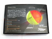 新品★タイトリスト★プロ PRO V1x ボール★2023★ローナンバー【1・2・3・4】★イエロー★日本正規品★1箱★12球★送料無料_画像3