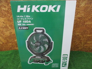 ^ T911 cordless fan HiKOKI UF18DA(NN) body only unused exhibition goods 