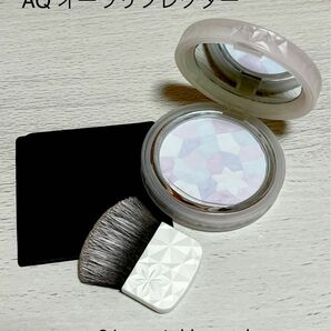 【数回使用残量9割以上】AQ オーラリフレクター 本体 ブラシ付 01 crystal lavender コスメデコルテ パウダー