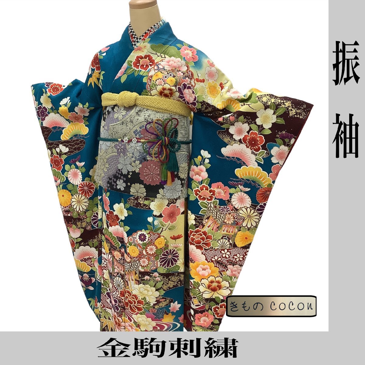 2023年最新】ヤフオク! -金駒刺繍(女性和服、着物)の中古品・新品