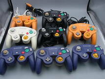 G21-8/GAMECUBE コントローラ 8点 まとめて ゲームキューブ コントローラー 純正 任天堂 ゲーム_画像1