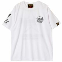 新品 未使用品 VANSON VS23805S 2XLサイズ ブランドロゴ入り プリントTシャツ メンズ バンソン 半袖 Tシャツ メッシュ A51018-7_画像4