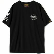 新品 未使用品 VANSON VS23805S Lサイズ ブランドロゴ入り プリントTシャツ メンズ バンソン 半袖 Tシャツ メッシュ A51018-9_画像4