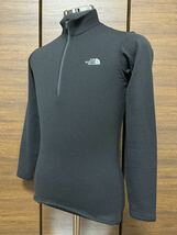 THE NORTH FACE(ザ・ノースフェイス） L/S HOT ZipUp（ホットジップアップ）NU65151 S ブラック 極暖インナーウェア GOLDWIN正規品_画像1