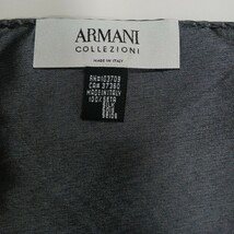 ●ARMANI COLLEZIONI　アルマーニ コレツィオーニ　ポケットチーフ ビジネス シルク100% 結婚式 二次会 スーツ シンプル 礼装 濃灰色_画像4