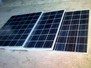 太陽電池モジュール　京セラ　G421-1　3枚