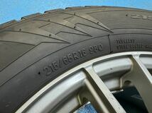 スタッドレスセット ラビリオン 16インチ 6.5j +38 2022年 トーヨー トランパスTX 215/65R16 アルファード ヴェルファイア バリ山_画像5