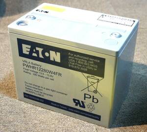 Eaton 12V 280W battery バッテリー PWHR12280W4FR 蓄電池 サイクルサービス バッテリー キャンピングカー