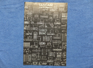 TASCAM タスカム PA機器 カタログ オープンリール 業務用卓 コンソール ティアック TEAC