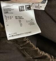 30a706 ユニクロ　UNIQLO レディース　クロップドパンツ　ブラウン_画像4