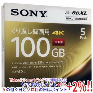 【いつでも+1％！5のつく日とゾロ目の日は+2%！】SONY ブルーレイディスク 5BNE3VEPS2 BD-RE XL 2倍速 5枚組 [管理:1000016686]