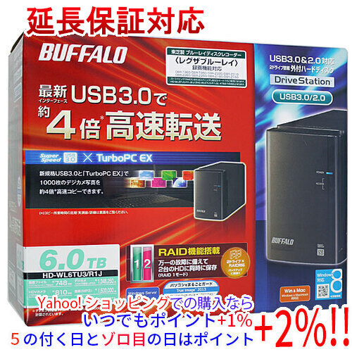 バッファロー DriveStation HD-WL6TU3/R1J オークション比較 - 価格.com