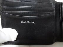 ■ポールスミス ２つ折り財布 レザー 黒 Paul Smith■_画像6