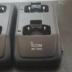[5C-3]ICOM アイコム トランシーバー用 2口 充電器 5台セット BC-200 連結型 無線 まとめ チャージャーの画像3