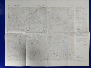 25000分の1地形図【柳生】国土地理院発行●平成元年修正測量・平成2年発行　《奈良市柳生　奥山　旧山添村》