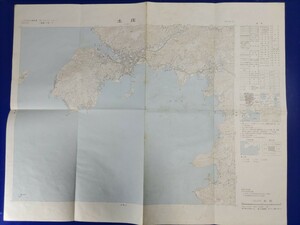 25000分の1地形図【土庄】国土地理院発行・平成元年修正測量・平成2年発行　《小豆島》●汚れあり