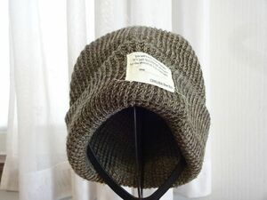 ￥ レイバックス ￥ 韓国製　レディース・メンズ　編み込みニット帽　ベージュ色　サイズ５７cm〜５９cm　キャップ　帽子