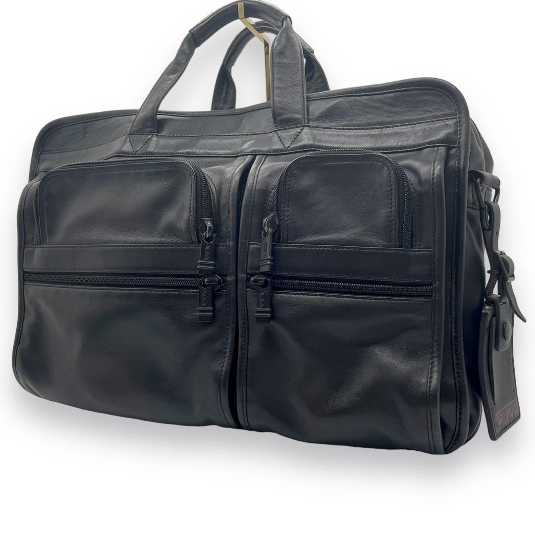 2023年最新】ヤフオク! -「トゥミ tumi ビジネスバッグ レザー