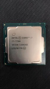 CPU インテル Intel Core I7-7700 プロセッサー 中古 動作未確認 ジャンク品 -7819