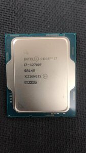 CPU インテル Intel Core I7-12700F プロセッサー 中古 動作未確認 ジャンク品 -7791