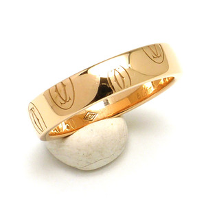 Cartier Cartier Happy Bathdeling #8 Приблизительно 8 (гравированная 48) 750pg Pink Gold Ring