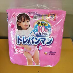 トレパンマン 女の子用 Lサイズ 21枚x3