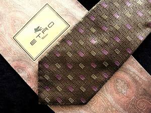 *ω*jillv*AH5051 beautiful goods [ETRO] Etro [ total Logo ] necktie 