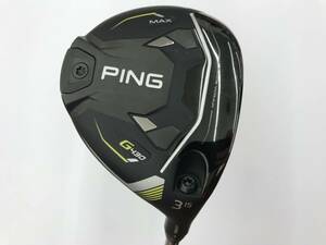 FW　PING ピン　G430 MAX　15度　flex:S　TOUR 2.0 CHROME65　メンズ右　即決価格