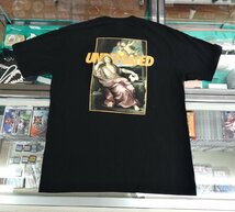 中古 UNDEFEATED/アンディフィーテッド YELLOW CARD S/S TEE Tシャツ ブラック サイズL イエローカード 天使 エンジェル 半袖_画像2