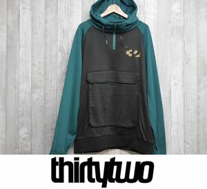 【新品】23 ThirtyTwo SIGNATURE TECH HOODIE - FORREST - XL 撥水 パーカー スノーボード 正規品