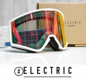 [ новый товар ]24 ELECTRIC KLEVELAND - MATTE WHITE NURON - GREY/RED CHROME JP стандартный товар защитные очки Japan Fit 