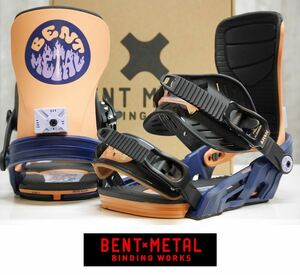 【新品】24 BENTMETAL STYLIST - ORANGE/BLUE - M 正規品 保証付 レディース スノーボード バインディング