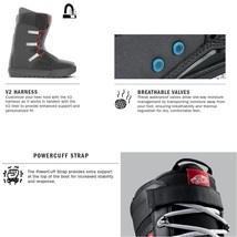 【新品】24 VANS HI-STANDARD PRO - 23.5 BLACK/BURGUNDY 正規品 レディース スノーボード ブーツ_画像7