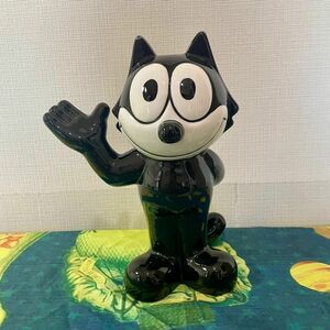 Felix the Cat 貯金箱 フィリックス 陶器 アメリカン雑誌 インテリア