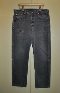 ユーズド 90年代 LEVIS 501 BLACK リーバイス 501 ブラックデニム パンツ MADE IN USA