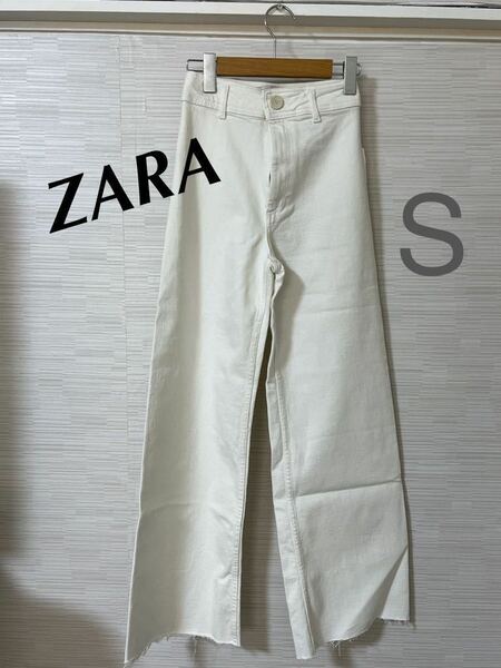 ZARA 新品未使用品 PANTS ワークパンツ 裾切りっぱなし 32