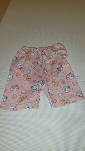 アンパンマン　ステテコ　90 ハーフパンツ ドキンちゃんコキンちゃん　中古　キッズ　子供