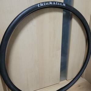 THICKSLICK 700 28 シックスリック タイヤ 2本セット スキッド ピスト 通勤 中古 WTB 700×28c クリンチャー W/Oの画像8