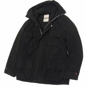 90’s 初期タグ◇HELMUT LANG ヘルムート ラング ミリタリー フィールド パーカージャケット ブラック メンズ イタリア製 1円スタート