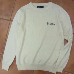 ☆DUFFER of st.GEORGE ダファーオブセントジョージ ウール混ニット M セーター メンズ クルーネック 1円スタート