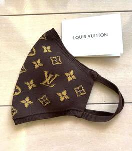 新品未使用・正規品★LOUIS VUITTON ルイヴィトン マスク　ブランドロゴマーク/モノグラム　ブラウン系★