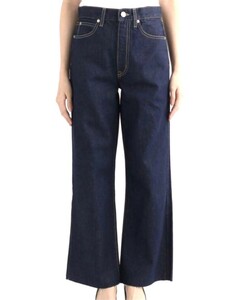 新品同様★L'Appartement パンツ　SLVRLAKE WIDE CROP Denim　デニムパンツ 28サイズ　カットオフ★40700円