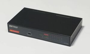 BUFFALO LSW4-GT-8NS/BK 8ポート ギガビットスイッチングハブ